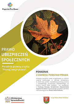 Okładka poradnika prawnego - Prawo ubezpieczeń społecznych